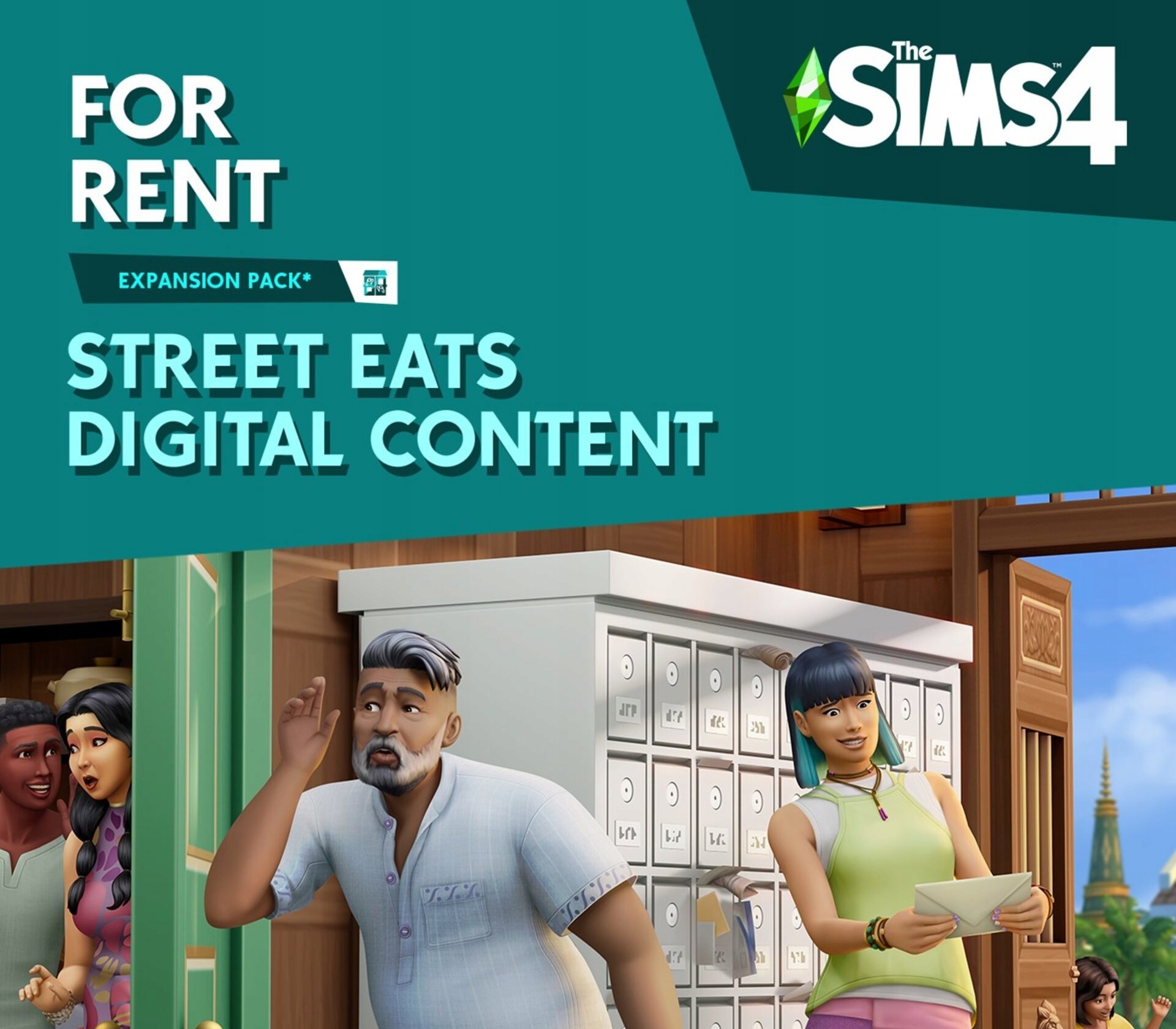 The Sims 4 For Rent Street Eats Digital Content DLC Origin Kod Klucz