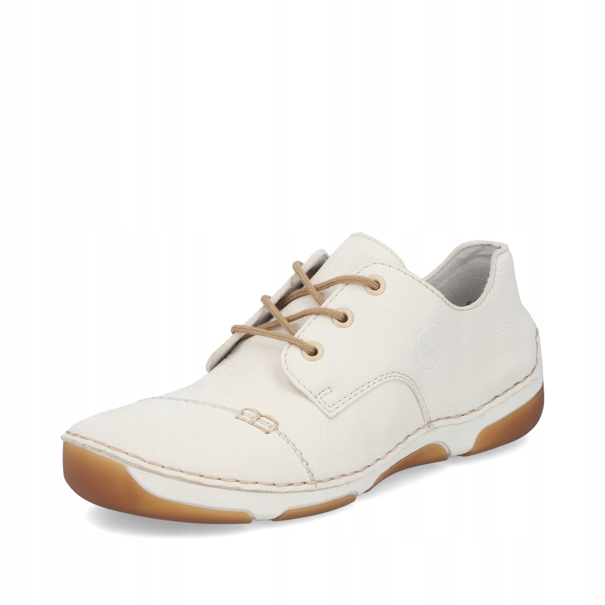 Rieker Antistress Dámské Polobotky 55920-80 Bílé Ecru vel. 41