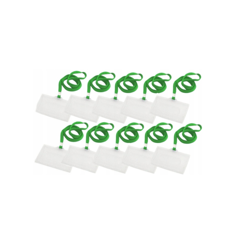 

Identyfikator z taśmą na smyczy Holder Zielony x10