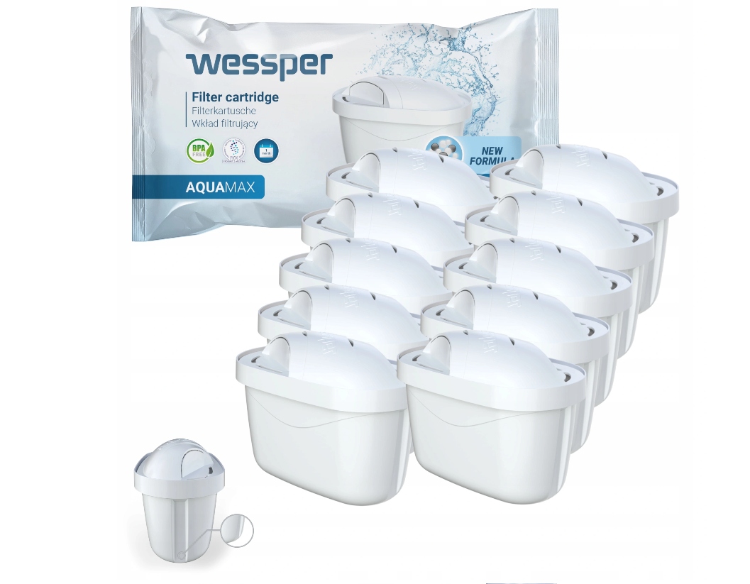 

10 x Wkład Filtr Wessper Aquamax Dafi Brita Maxfor