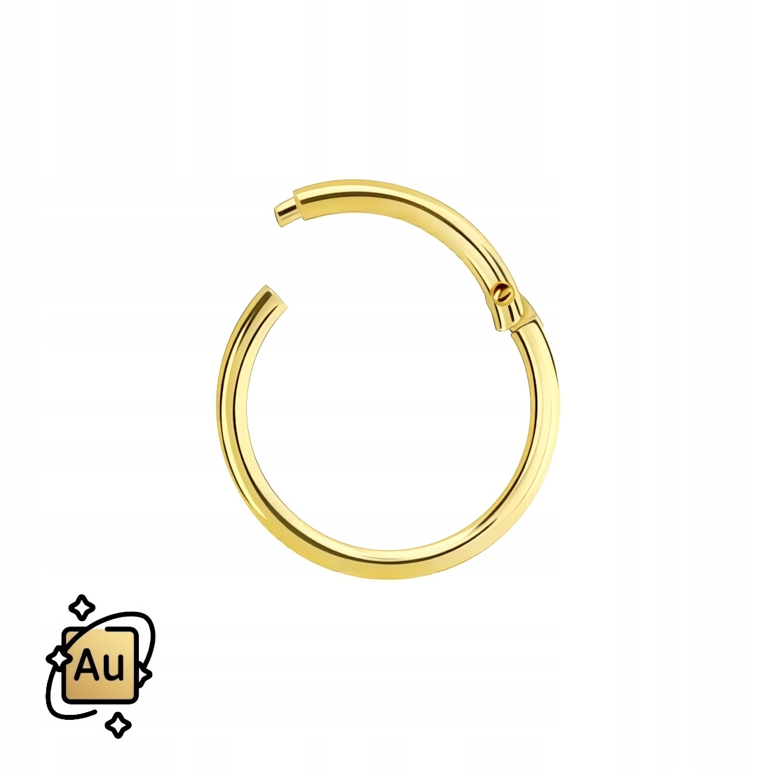 Zlatý Clicker kolečko 14K Au 585 1,0/6 mm