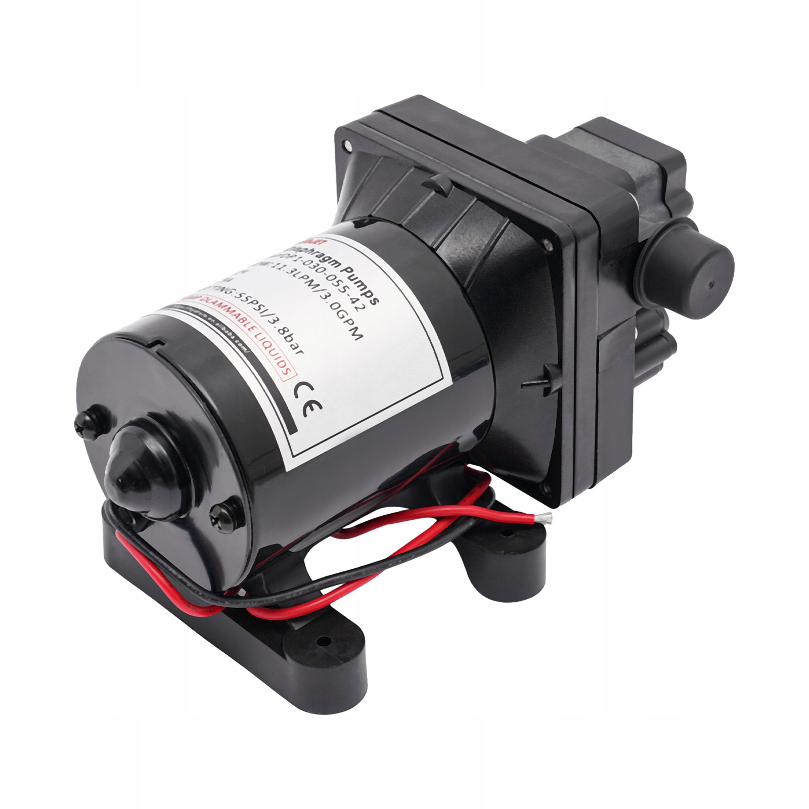 Membránová Pumpa 12V DC 11,3 L/min 55 Psi Na Vodu – Samonasávací