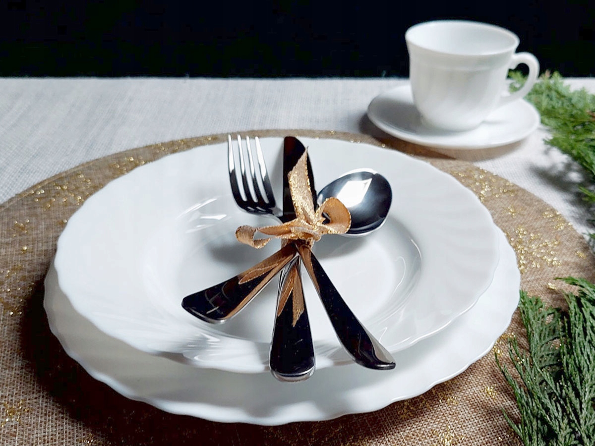 Talerz głęboki 22,5 cm biały TRIANON LUMINARC Kolor biały