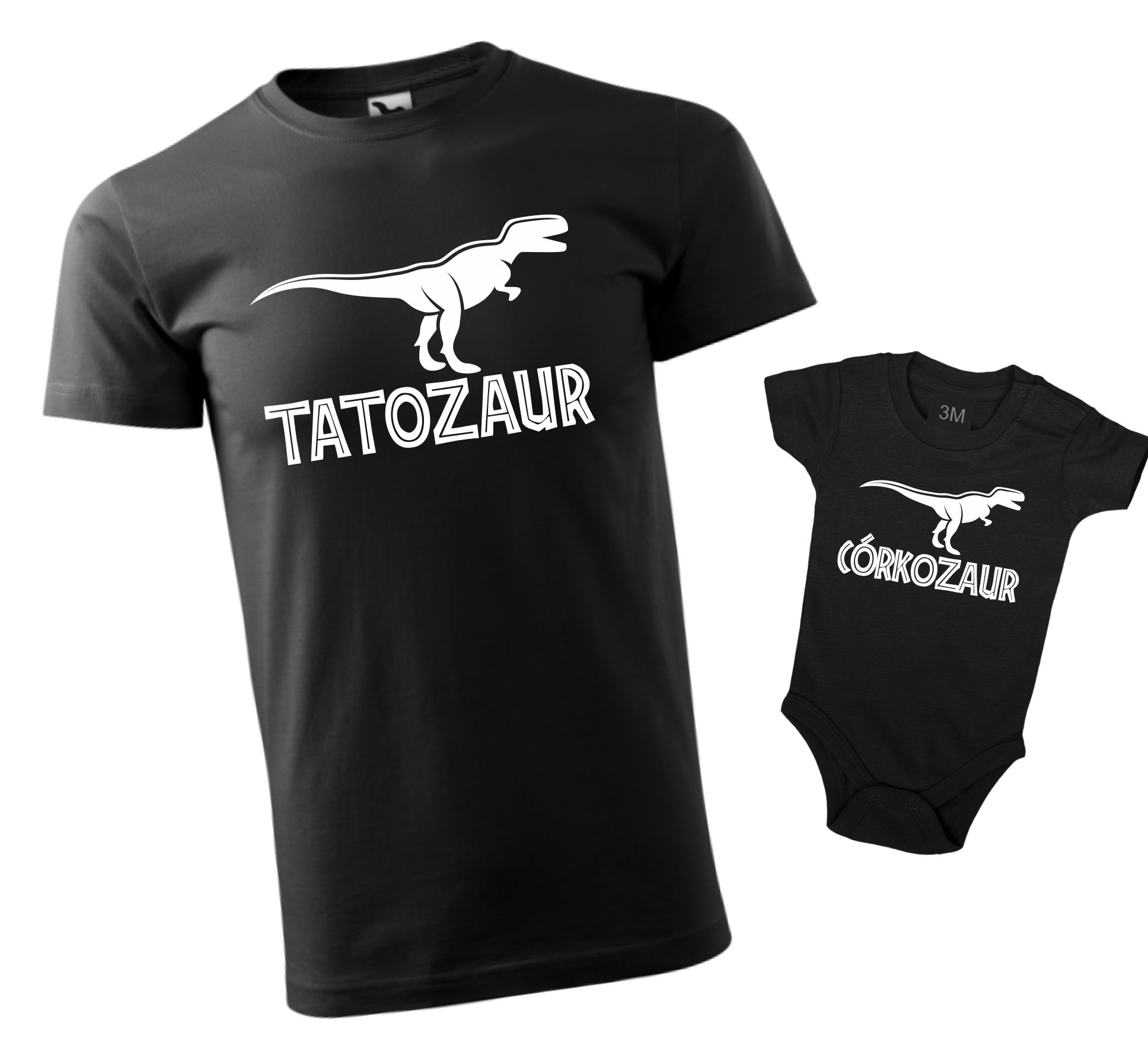 

Zestaw Taty Córki Prezent Dzień Ojca Dinozaur L 3M