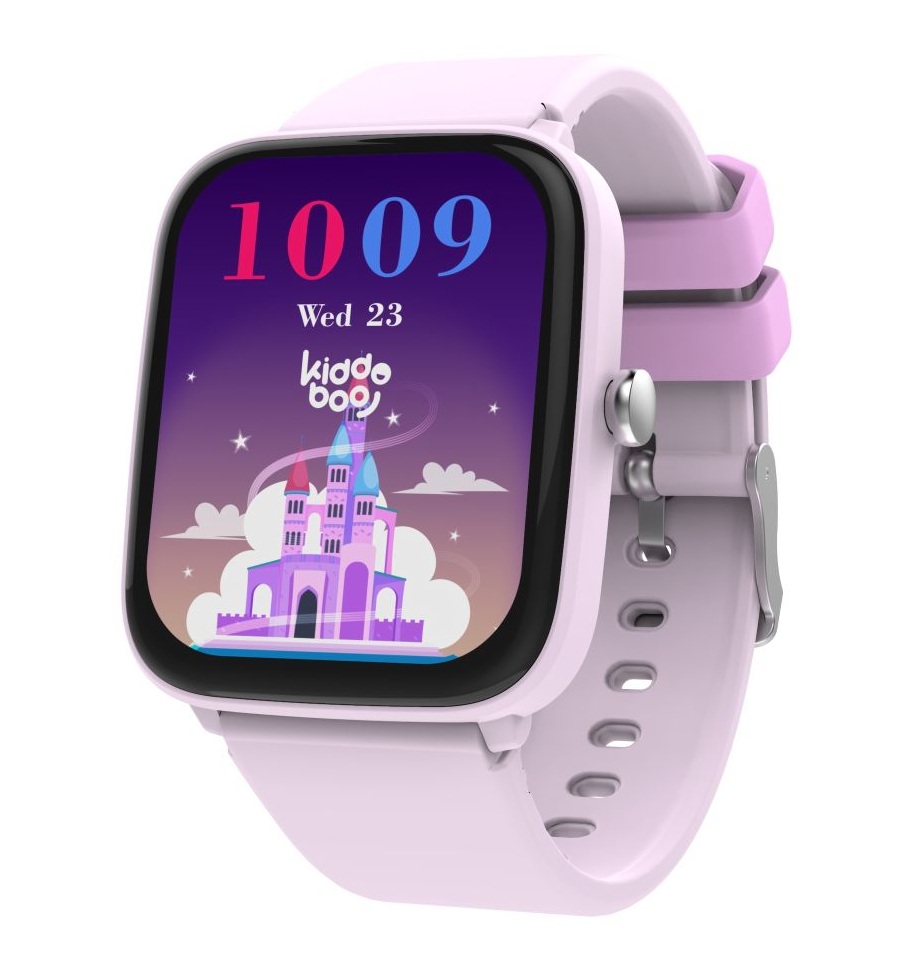 Chytré Hodinky pro děti Kidoboo Růžové Smart Watch Krokoměr Hry