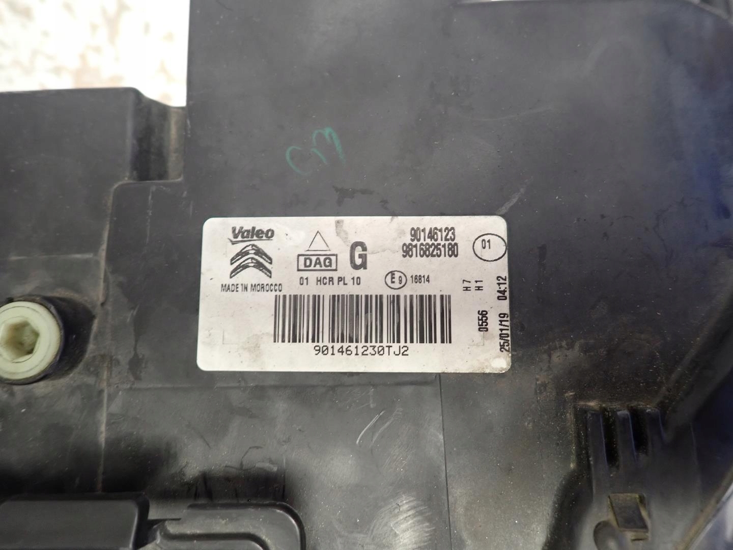 light front front left CITROEN BERLINGO IV 2018- 9816825180