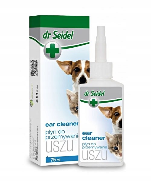 

Dr Seidel Płyn do czyszczenia uszu dla kotów/psów