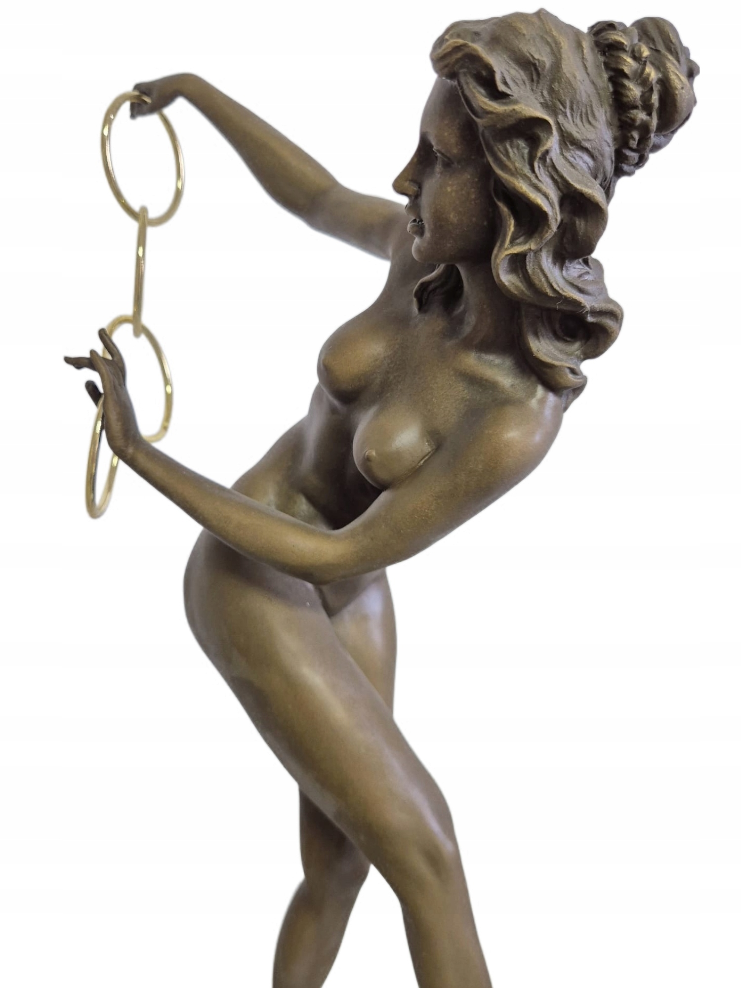 Figúrka Figurka Socha z bronzu Iluzionistka Kolekcia Art Deco Dekorácia