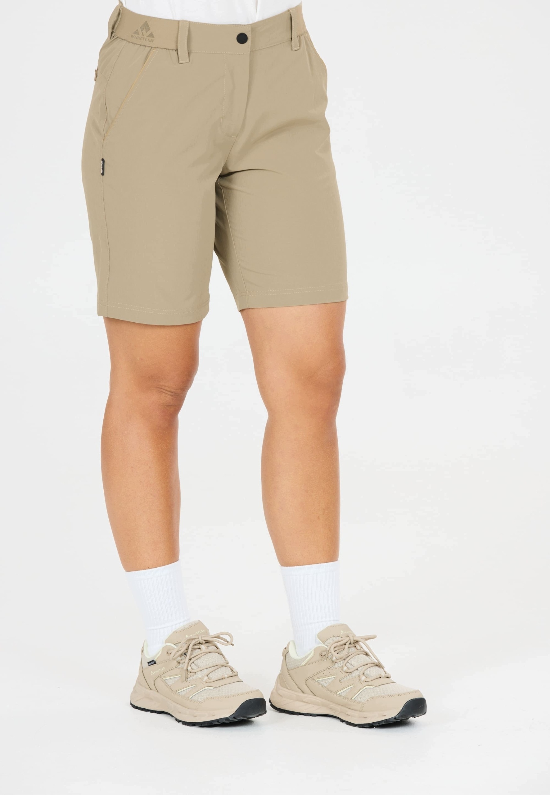Szorty trekkingowe damskie Whistler Barrie W Stretch Beżowy 44