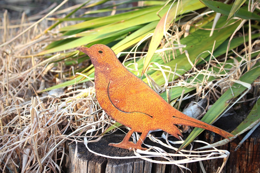 PTASZEK z METALU ozdoba ogród do przykręcenia RDZA Kod producenta 560.112.027