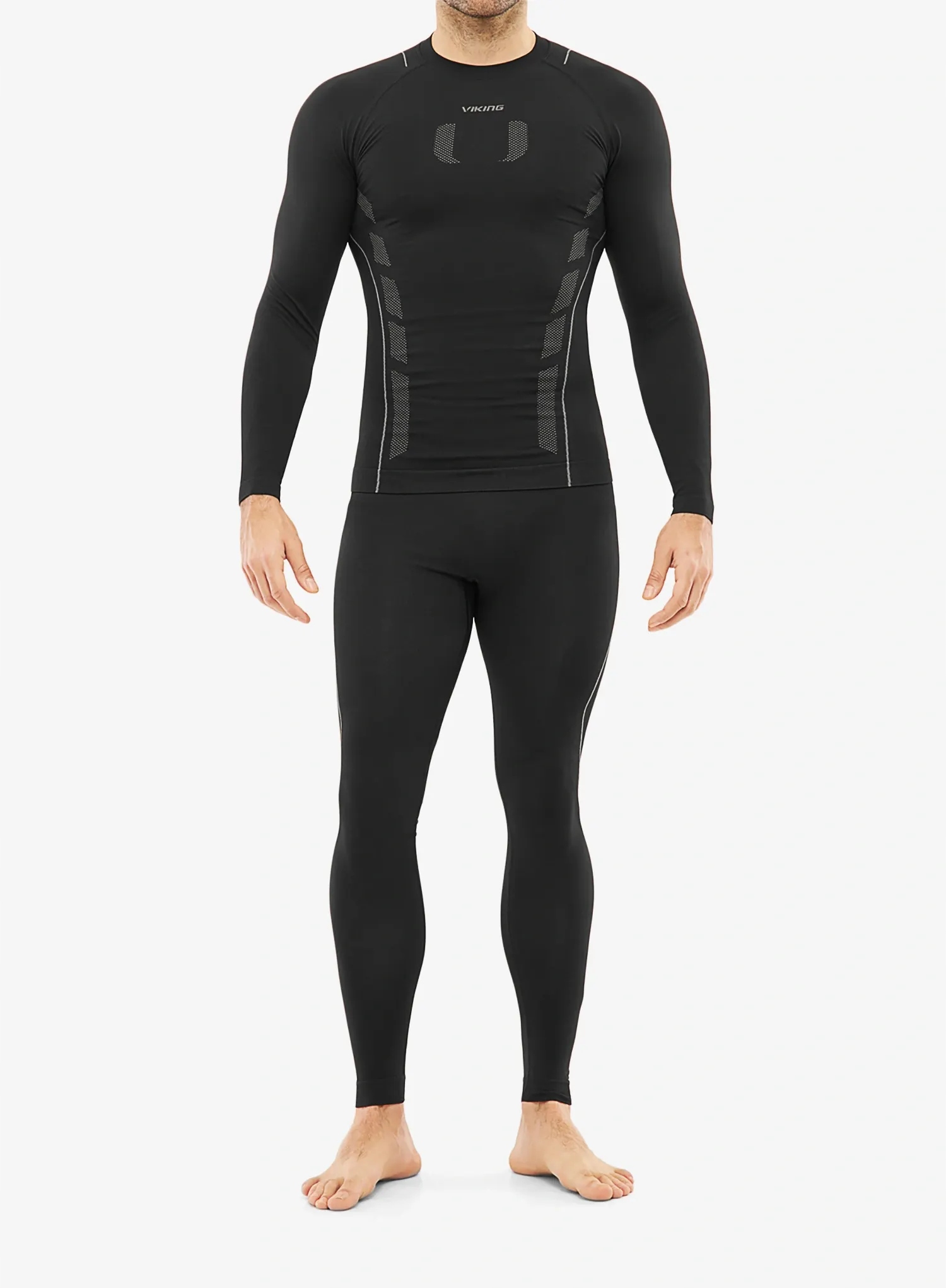 Termoaktivní spodní prádlo Viking Base Layer Eiger 2.0 Set černá/šedá M