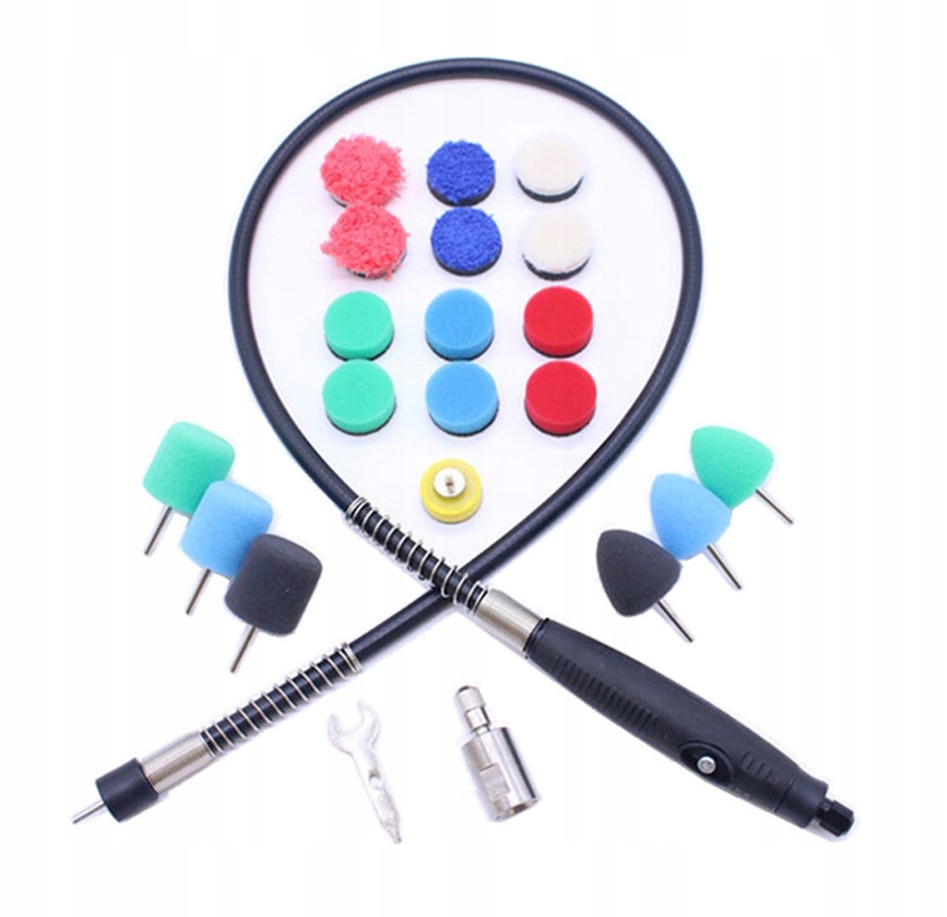 ZESTAW POLERSKI DETAILING MINI POLERKA 22 EL EAN (GTIN) 5907610736082