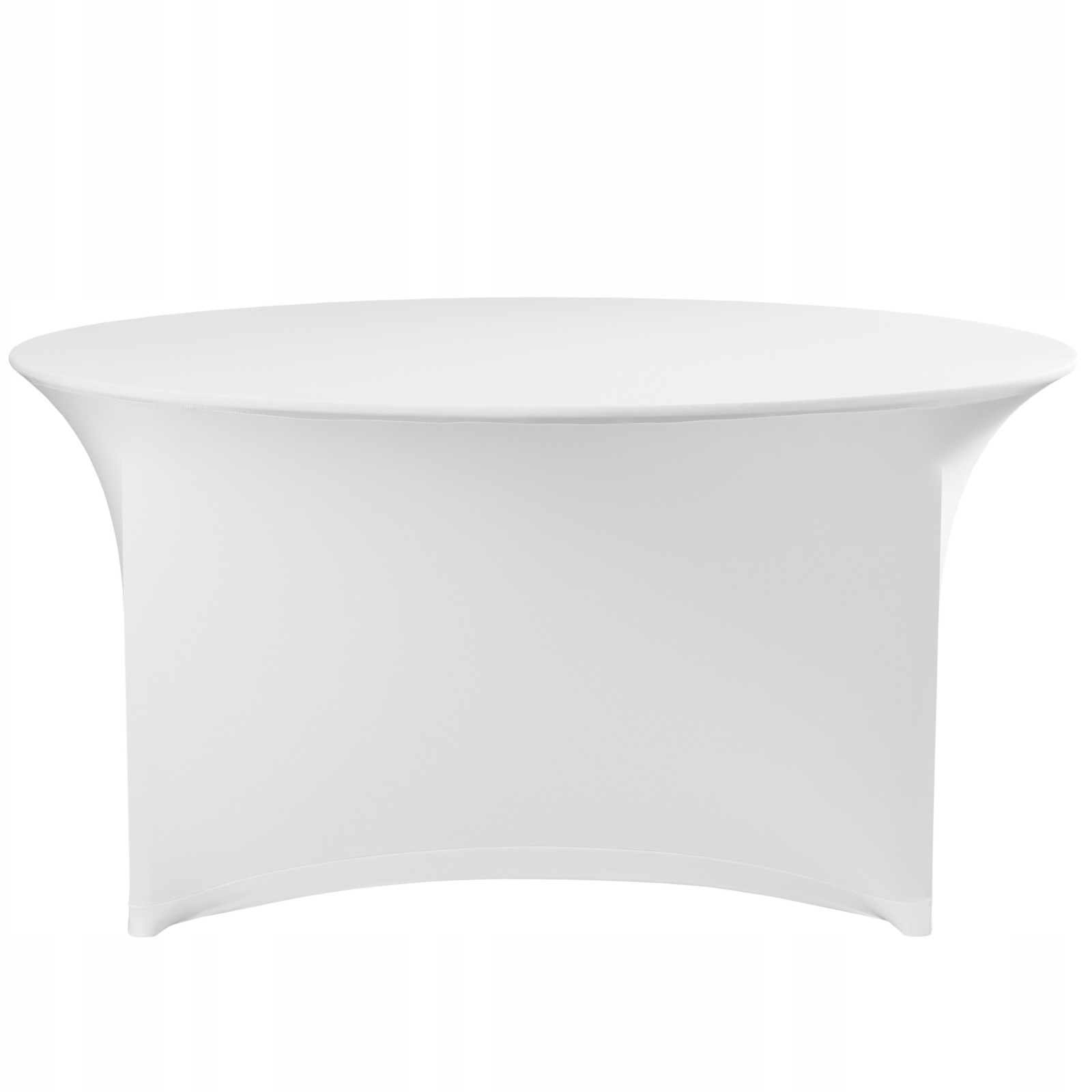 Ubrus Kulatý Bez Žehlení Jersey 180 CM Bílý Gastronomie Hendi