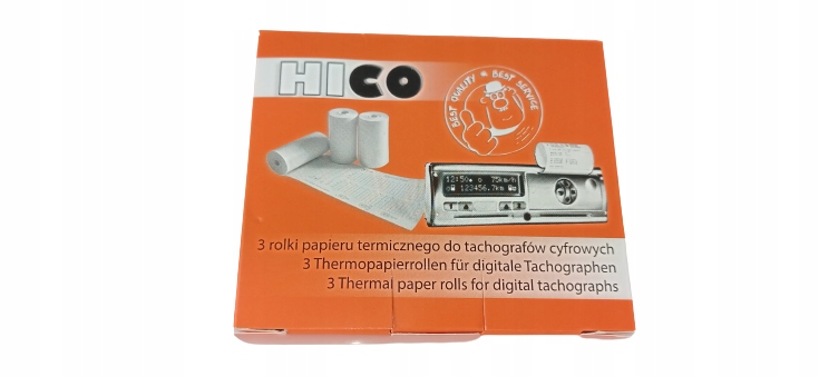 

Papier termiczny do tachografów cyfrowych 3szt