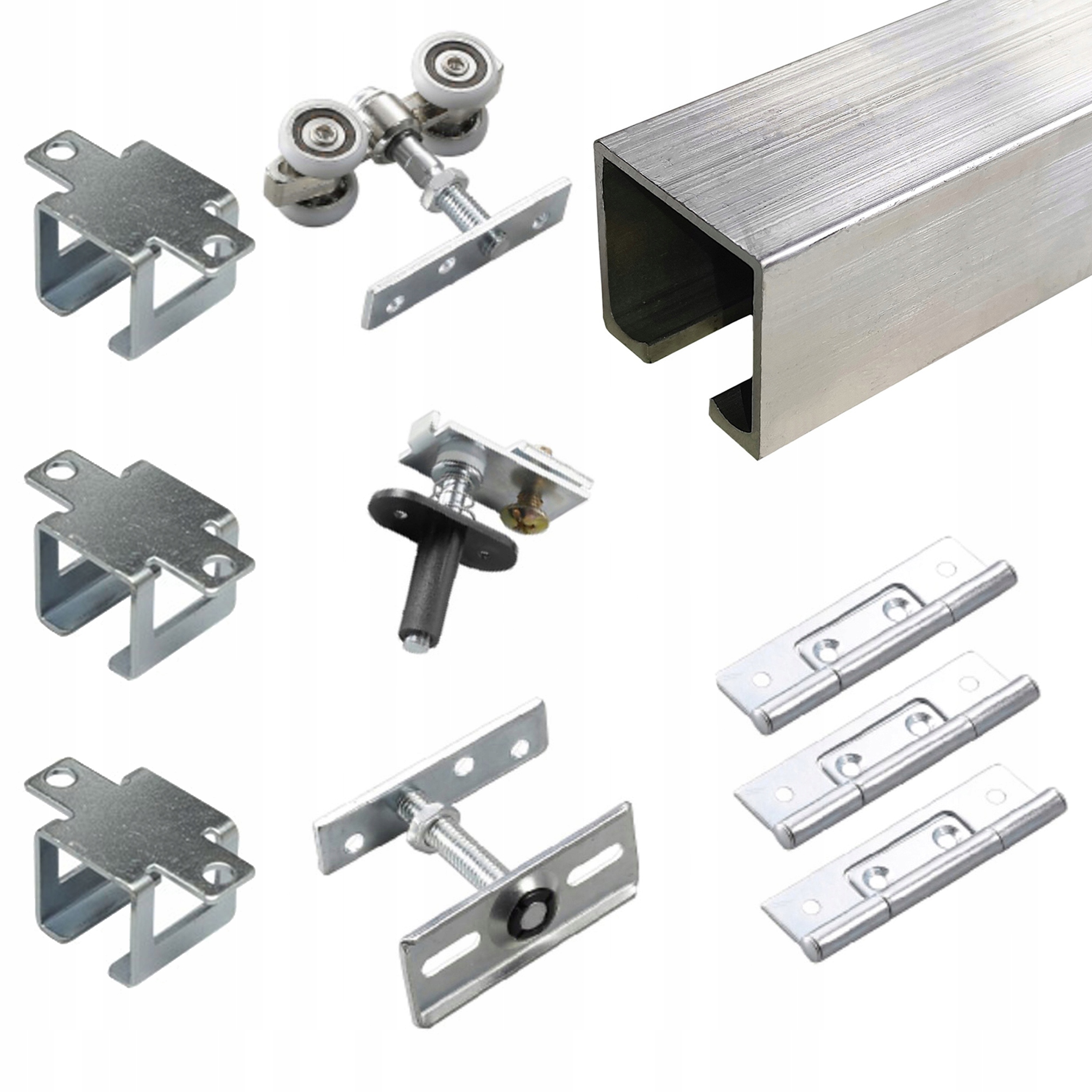 System do drzwi składanych 2x40kg S100 FOLD - 140cm