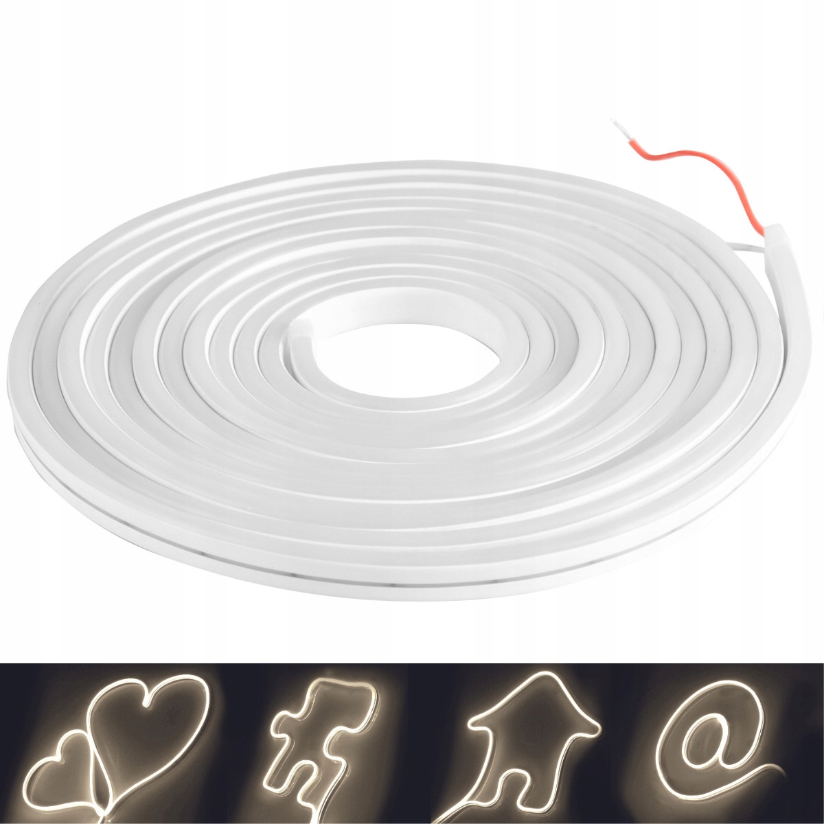 NEON Pasek ELASTYCZNA TAŚMA LED Neutralna IP65 5m