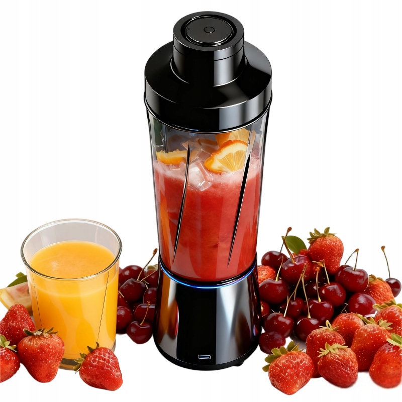 Kalichový Mixér Na Smoothie Koktejly Ruční Bezdrátový Usb Přenosný