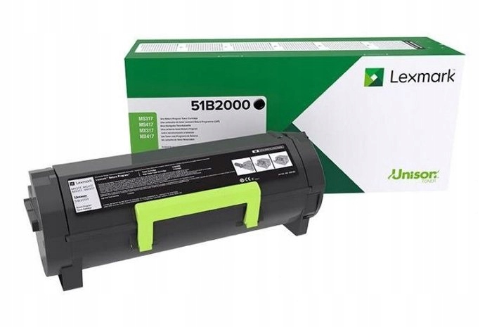 Originálny čierny toner Lexmark MS317, MS417, MS517, MS617, MX317, MX417,