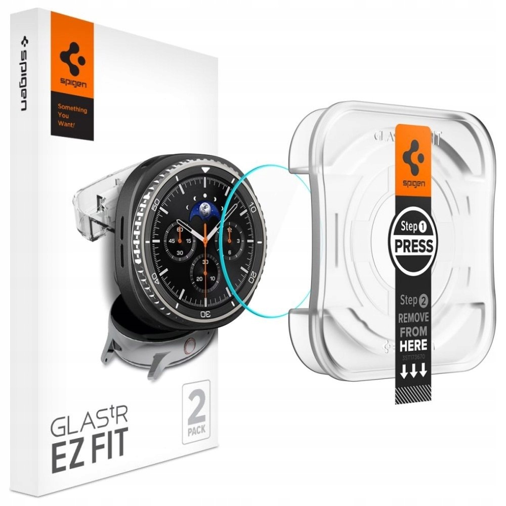 Szkło hartowane Spigen Glas.TR Ez Fit do Samsung Galaxy Watch 8 Classic 46m