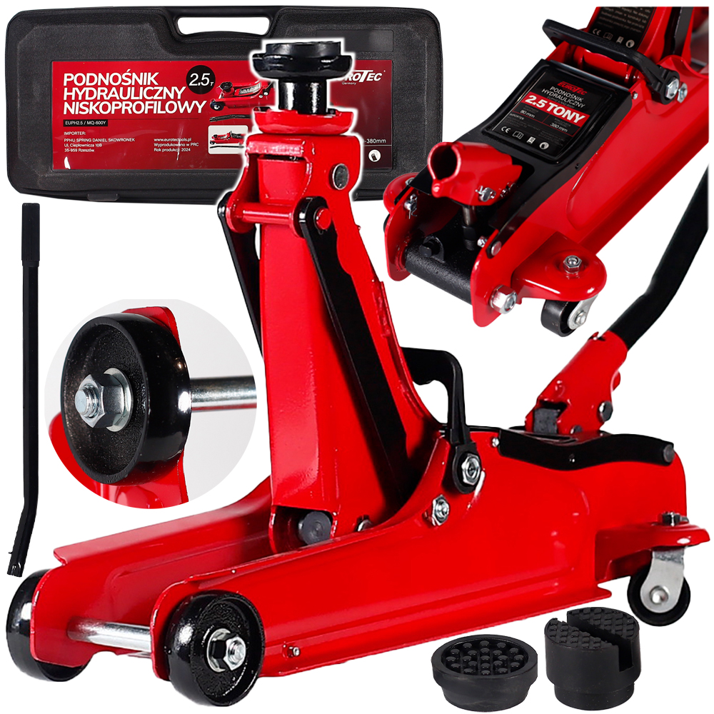 Hever Nízkoprofilový Autožába Levák Guma 2,5T Rozsah 80-380MM