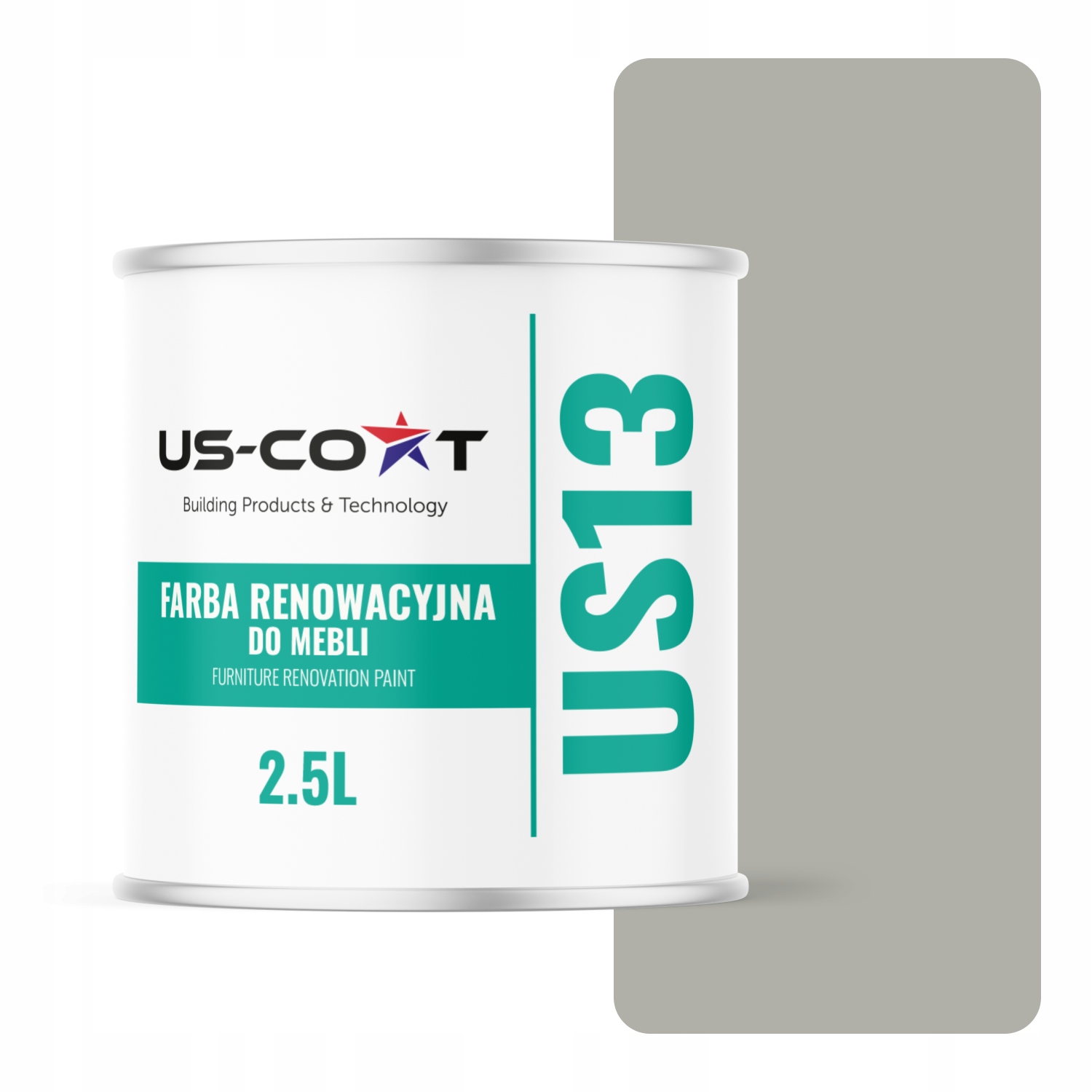 Farba Na Kuchynský Nábytok Na Prednej Strane Skriniek Sivá Achátová Ral 7038 Lesk 2,5 L