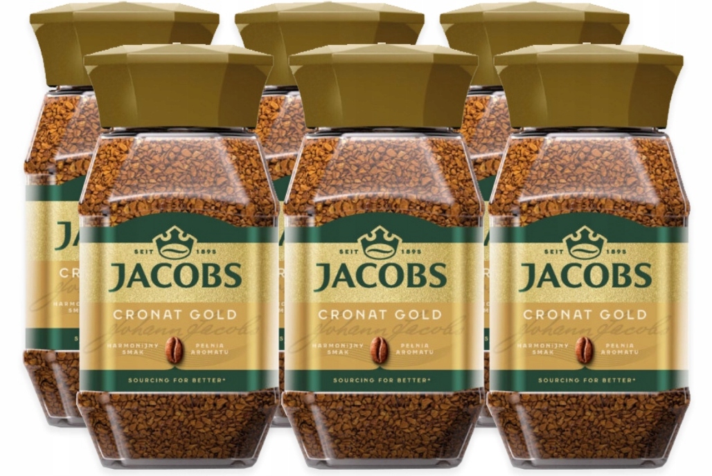 Kawa rozpuszczalna Jacobs Cronat Gold 200g x 6 szt