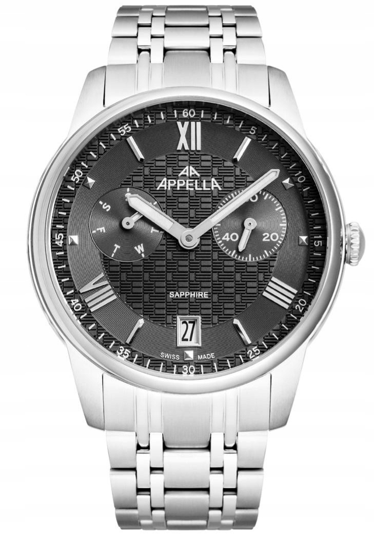 Nowy Zegarek męski Appella L70008.5167QF Grawerunek