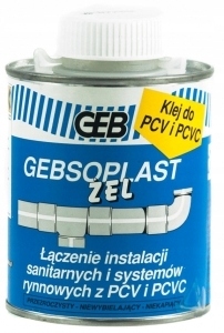 

Klej do rur z Pcv tubka 500 ml Gebsoplast G12
