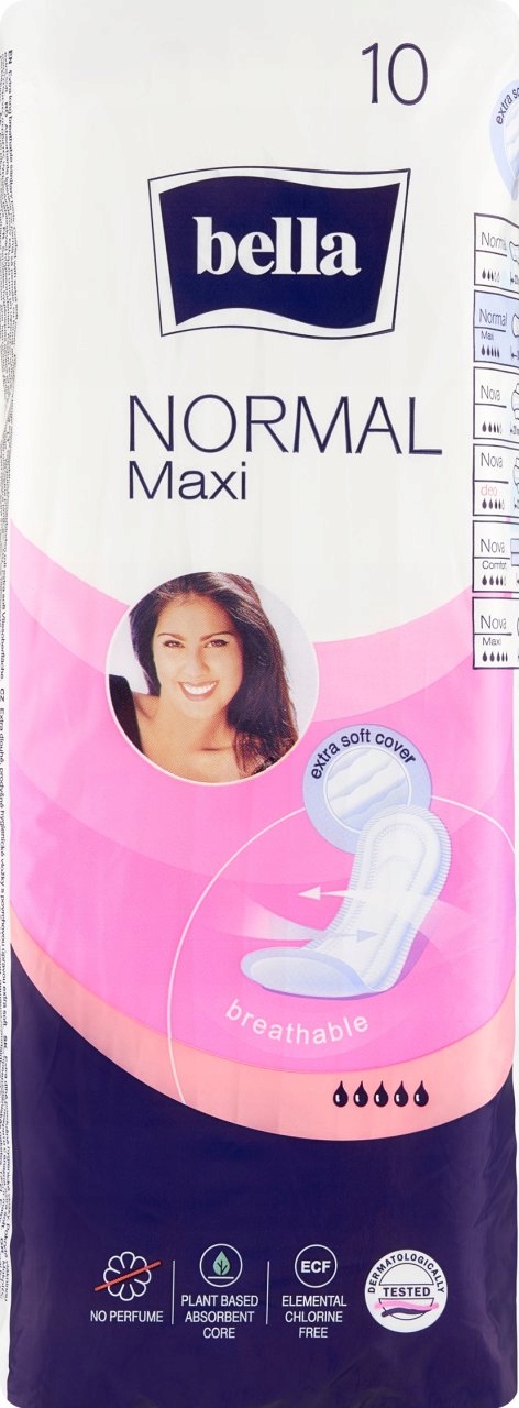 2x Bella Normal Maxi Air Podpaski Higieniczne Chłonne 10szt.