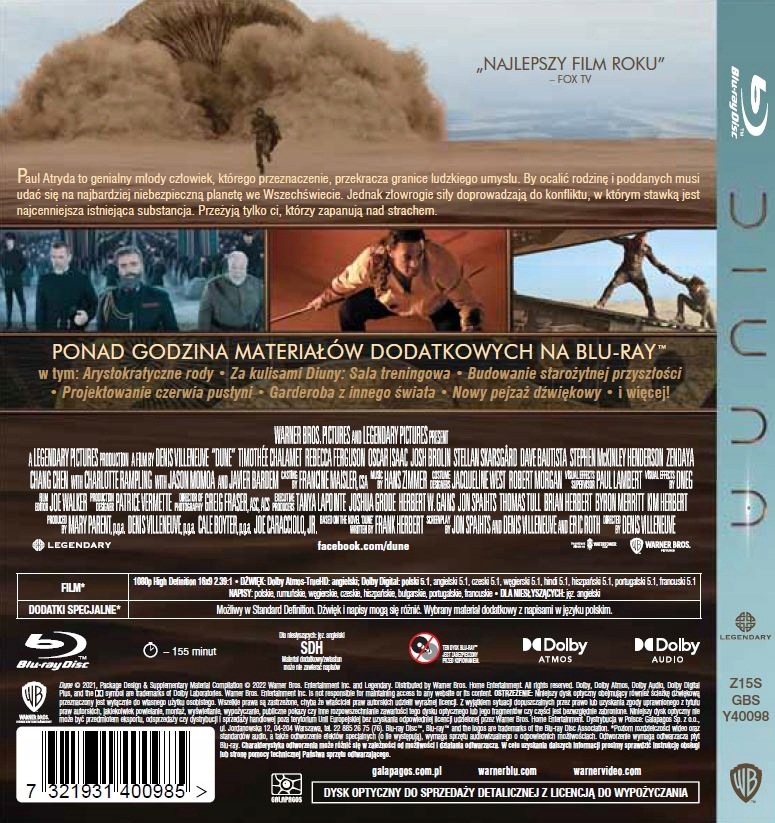 DIUNA (BD) Gatunek science fiction