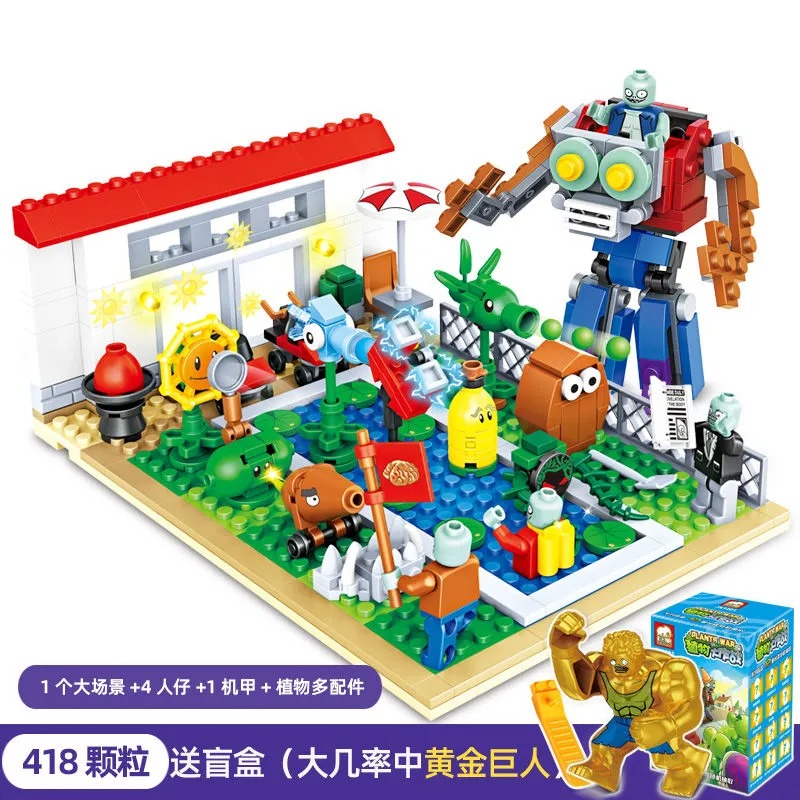 NOWE KLOCKI Plants vs Zombies Zombie kontra Roślin