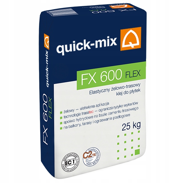 

FX600 Flex Elastyczny żel-tras klej Quick-Mix