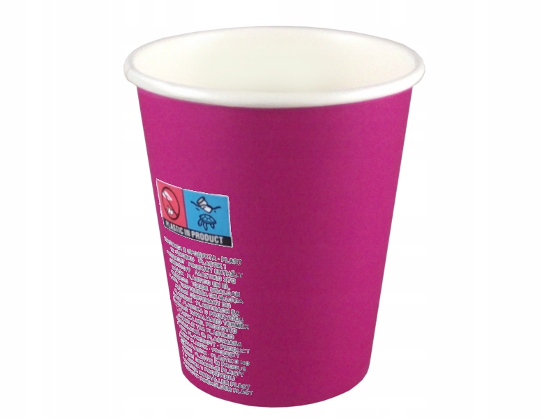 

Kubki Papierowe 250ml kubeczki Różowe 1000szt.