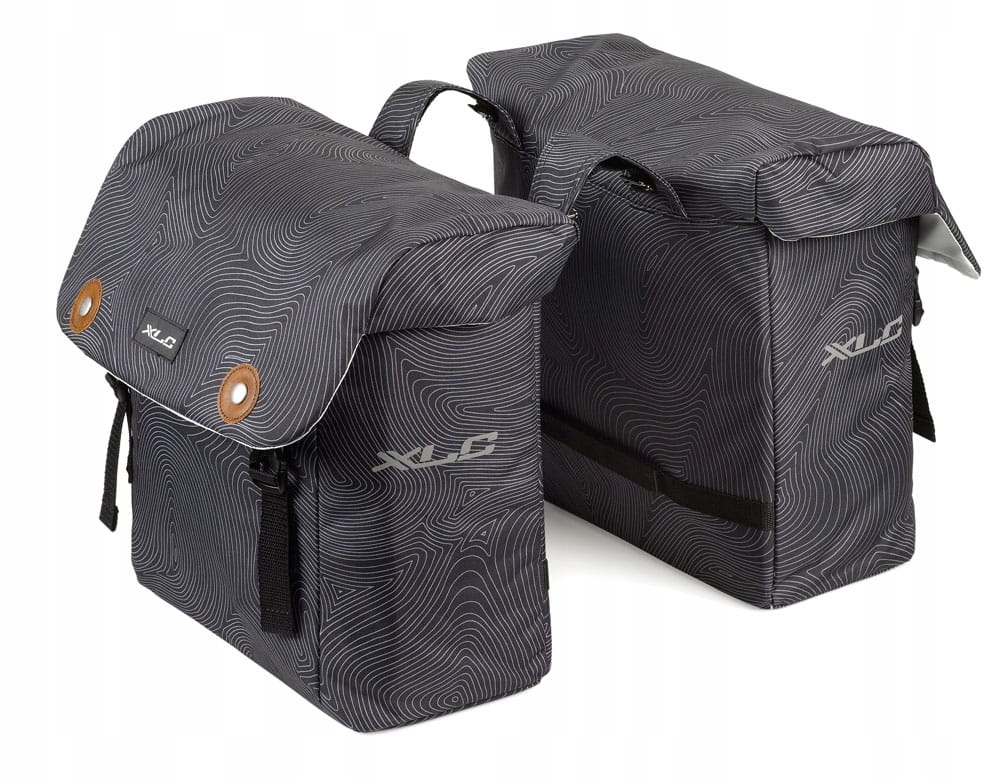 Sakwa dwustronna na bagażnik XLC 33L czarna