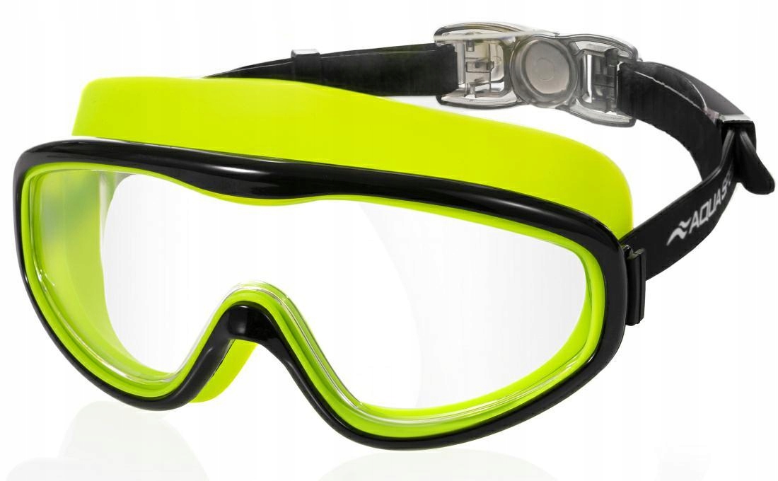 AquaSpeed Okulary pływackie Tivano czarne/zielone kolor 38