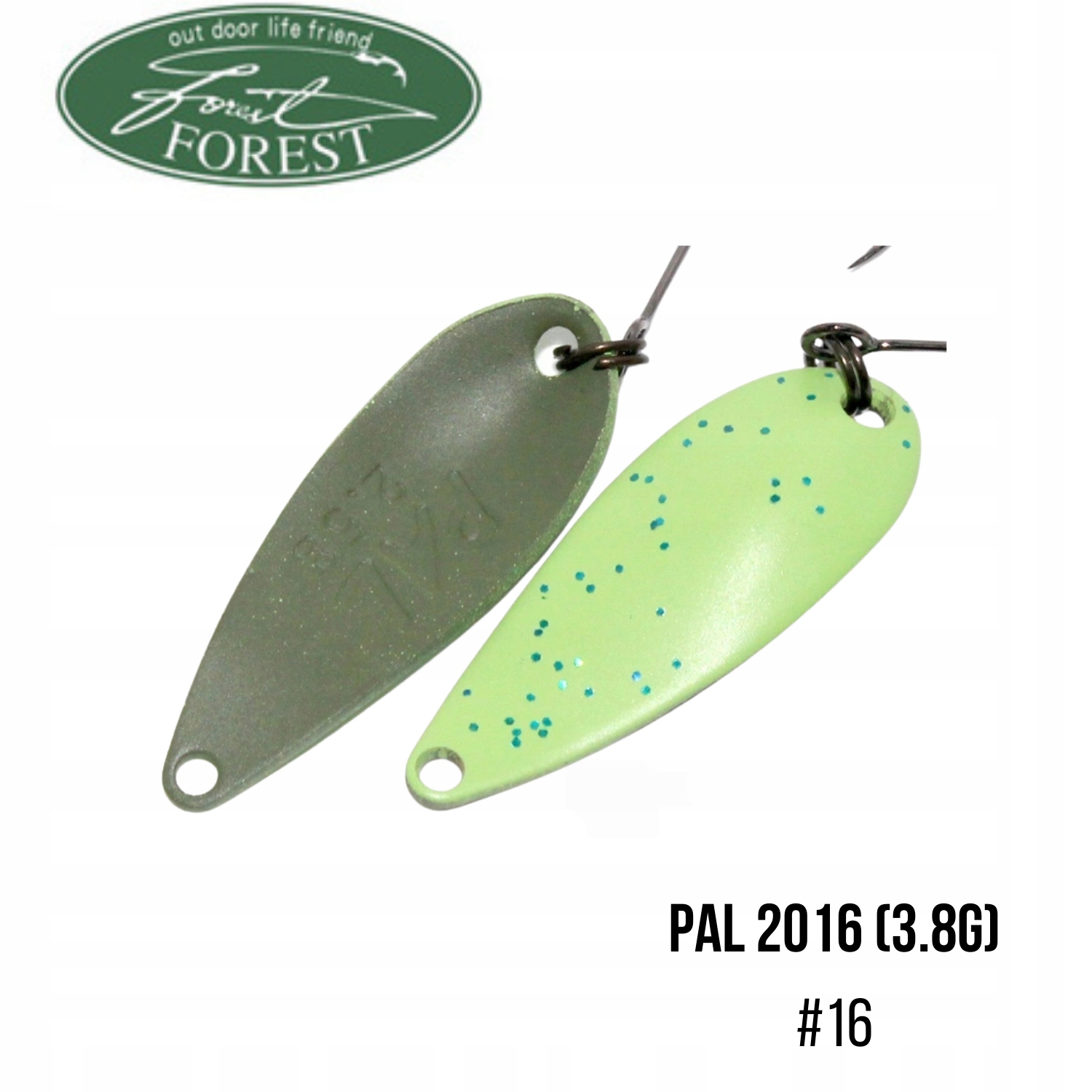 Błystka wahadłowa Forest Pal #16. Pastel Green (3.8 g)