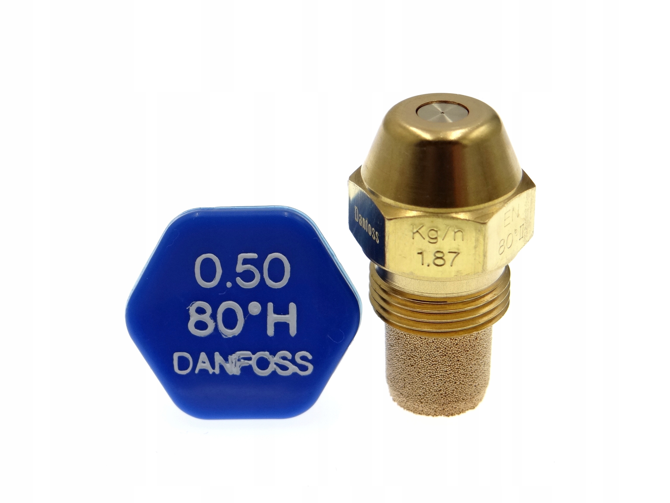 Tryska Danfoss pro olejové hořáky 0,50 USgal/h 80°H 1,87 Kg/h