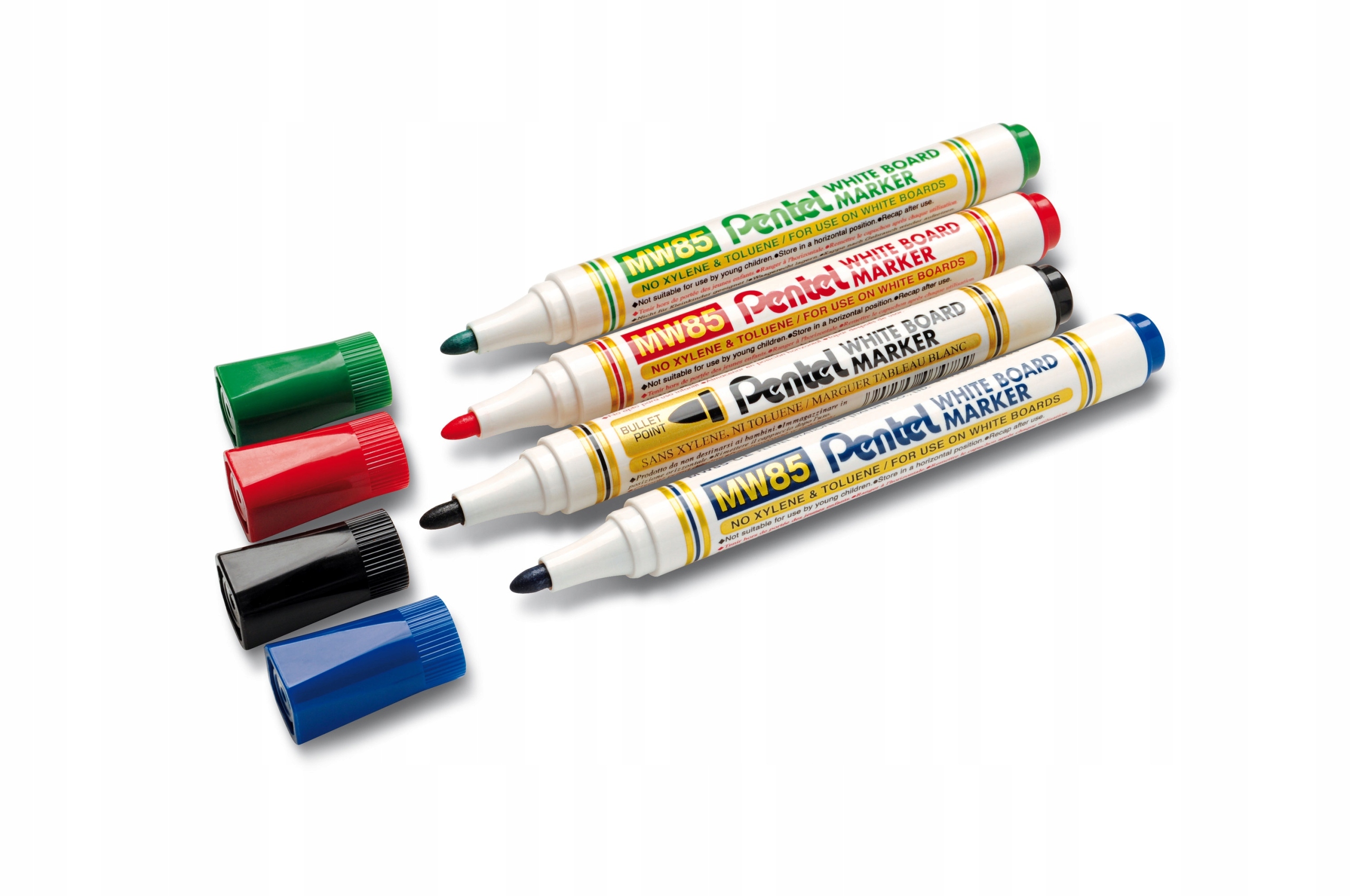 

Zestaw Kolorowych Markerów Do Tablic 4 szt Pentel