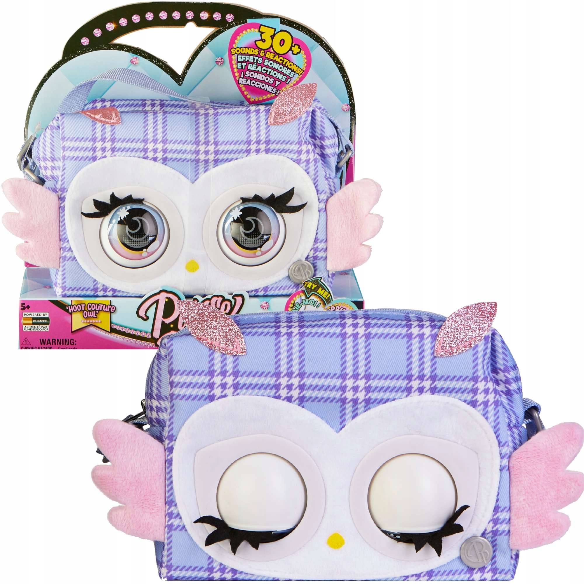 

Purse Pets Hoot Couture Sowa Torebka Interaktywna