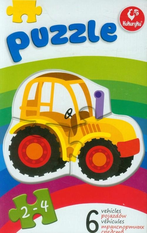 První Puzzle pro děti ve věku 3 Let Vzdělávací Skládačka Puzzle Auta Vozidla