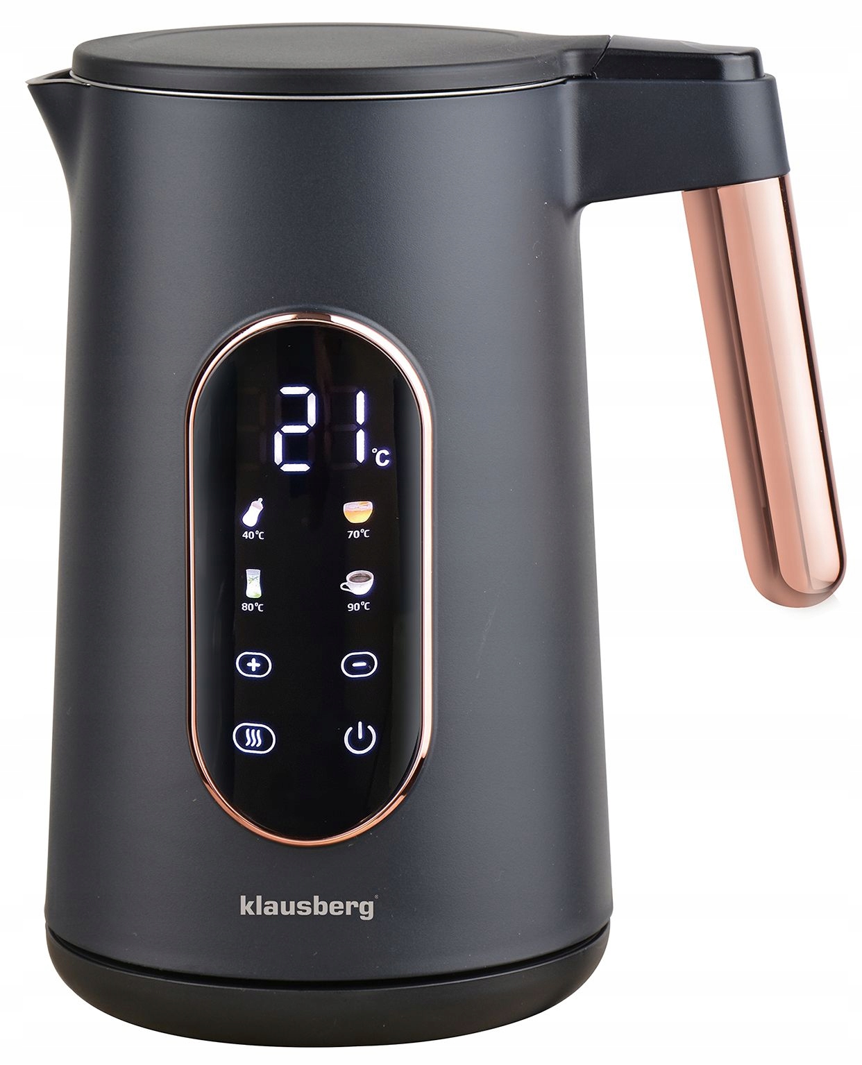 Czajnik elektryczny Klausberg KB-7892 1.7L Led Rose Gold regulacja temp