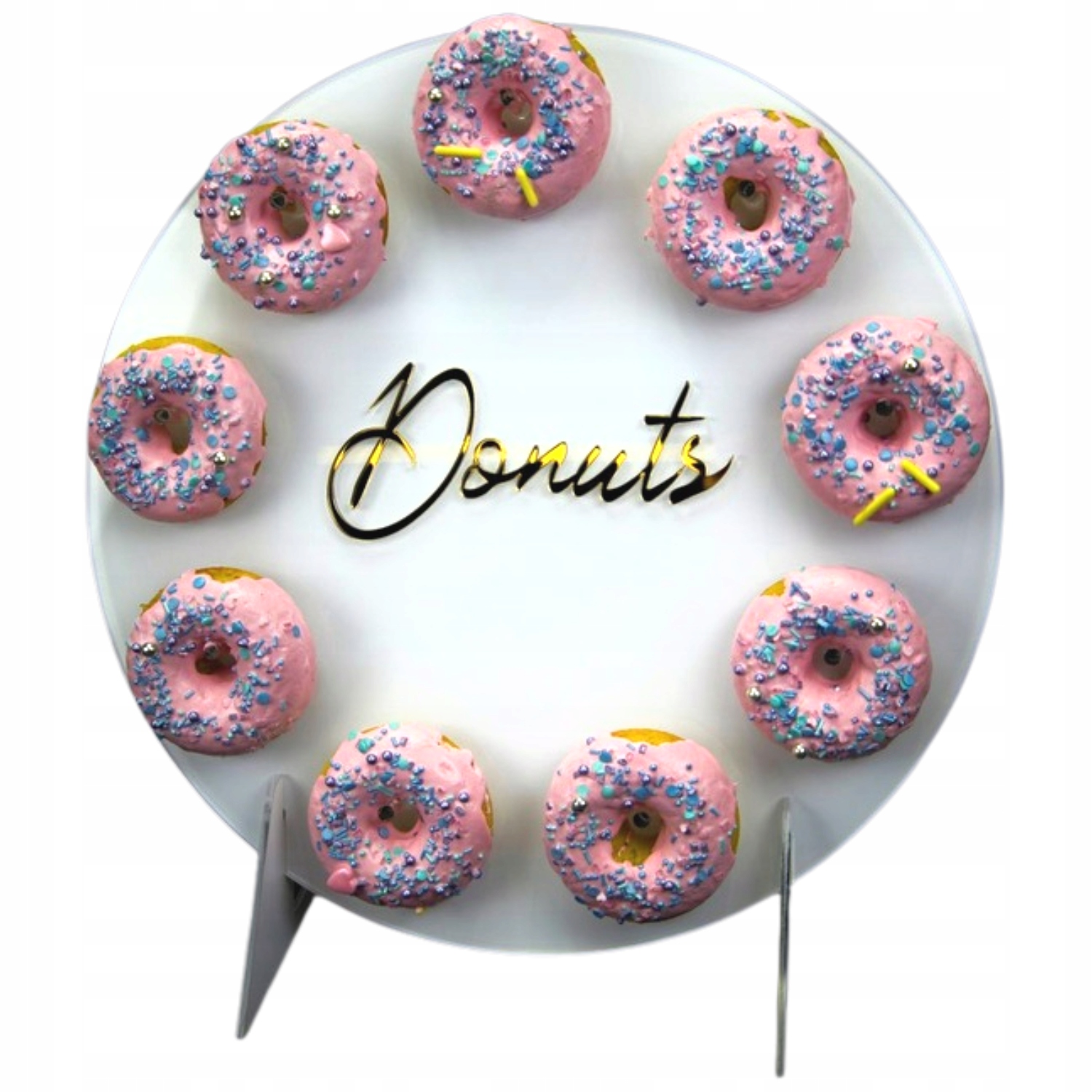 

Stojak plexi na pączki Donuts 9 szt. Cake Decor