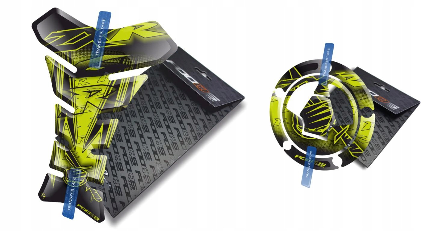 Tank-pad Cap-pad od firmy Fooqs pro Kawasaki ZX-6-R Fluo