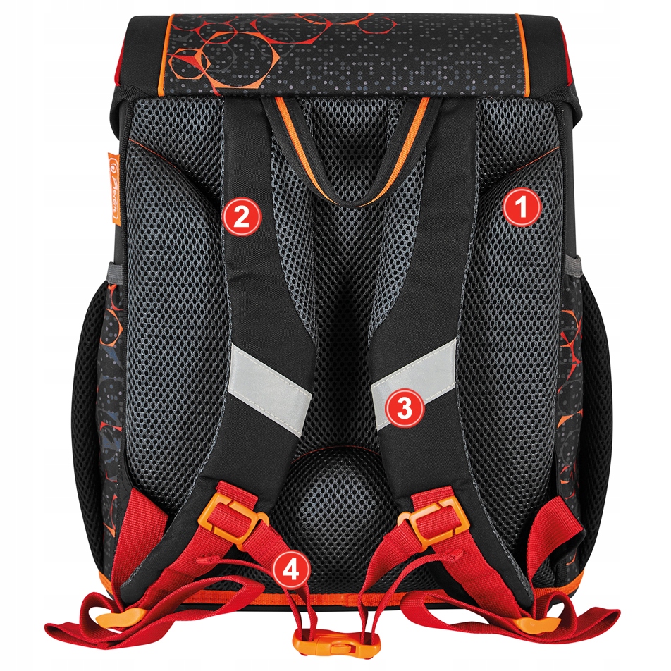 TORNISTER PLECAK SZKOLNY HERLITZ LOOP AUTO KL.1-3 Liczba kieszeni 3