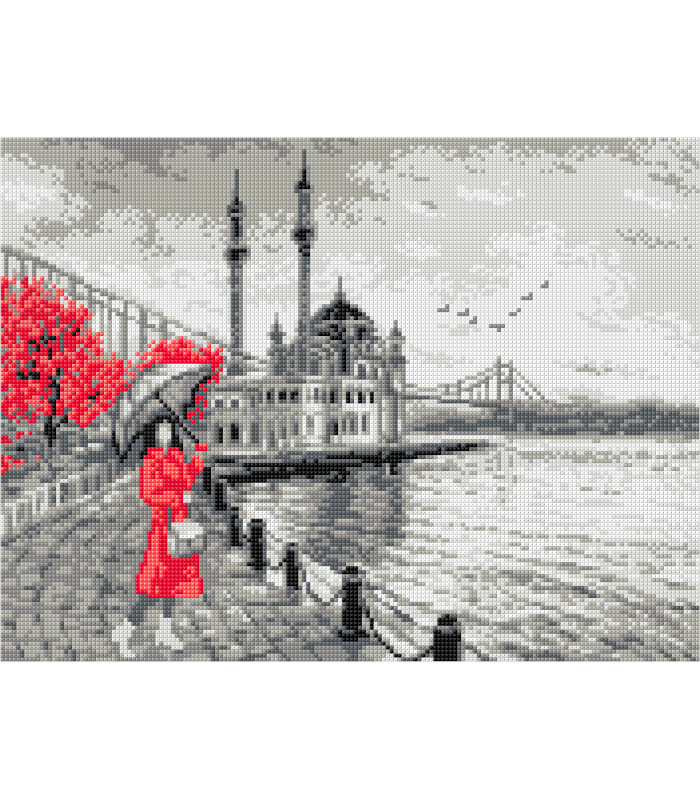 Set Ariadna kanva mulina vyšívací jehla 30x40 8049