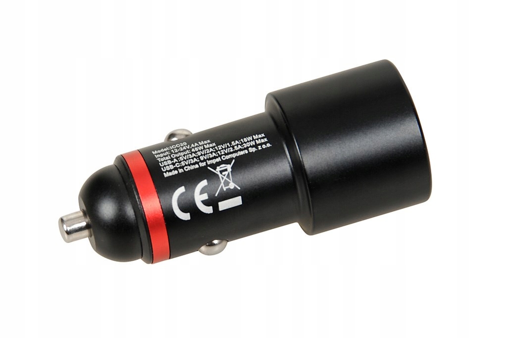 Ładowarka Samochodowa I-box C-20 Usb C+a 48W