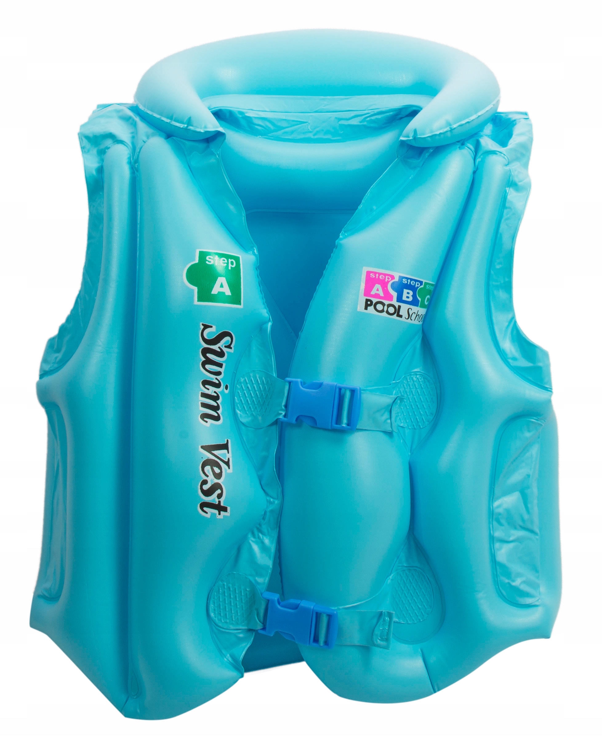 KAMIZELKA RATUNKOWA KAPOK DMUCHANY DLA DZIECI Szerokość produktu 42 cm