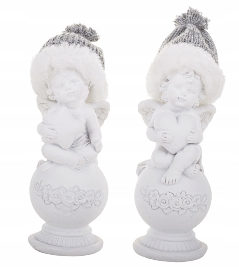 ANIOŁ ANIOŁEK SZARY FIGURKA OZDOBNA Z GWIAZDKĄ Kod producenta GLAMURPROJEKT