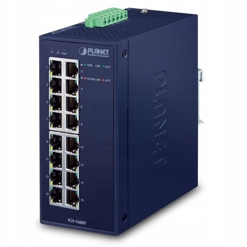 Planet IGS-1600T nespravovatelný přepínač L2 Gigabit Ethernet (10/100/1000)