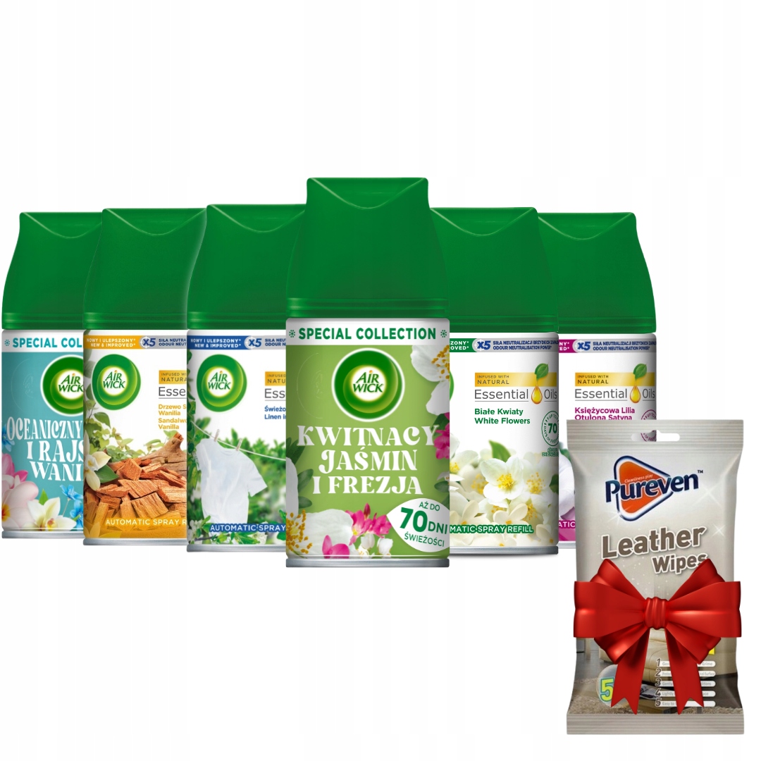 Levně Air Wick Freshmatic Náplň do osvěžovače Náhradní sada MIX 250 ml x 6 Dárek